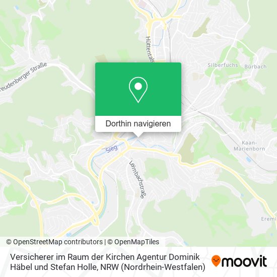 Versicherer im Raum der Kirchen Agentur Dominik Häbel und Stefan Holle Karte