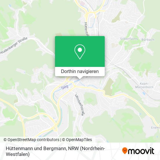 Hüttenmann und Bergmann Karte
