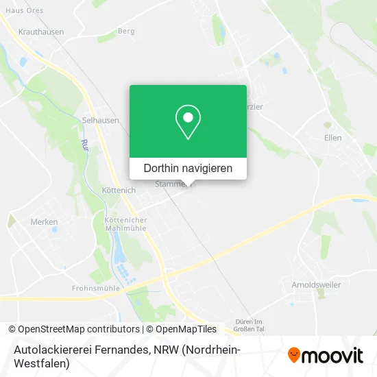 Autolackiererei Fernandes Karte