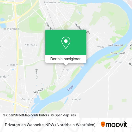 Privatgruen Webseite Karte