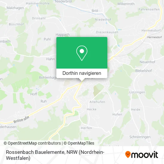 Rossenbach Bauelemente Karte