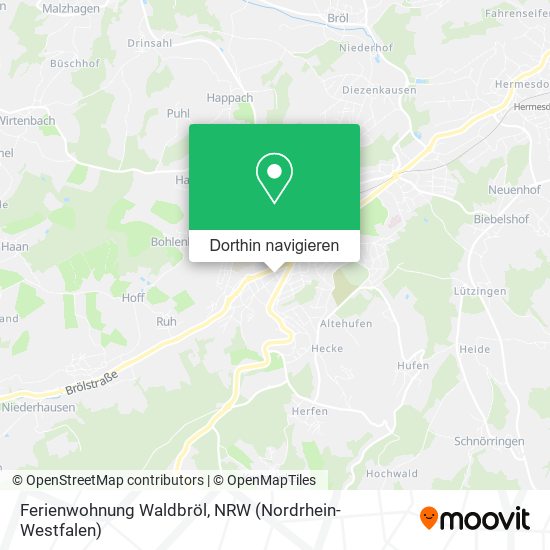 Ferienwohnung Waldbröl Karte
