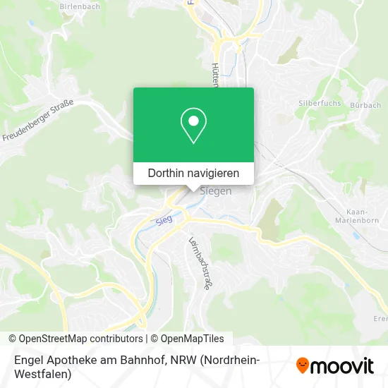 Engel Apotheke am Bahnhof Karte