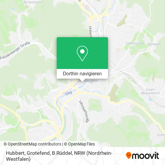 Hubbert, Grotefend, B.Rüddel Karte