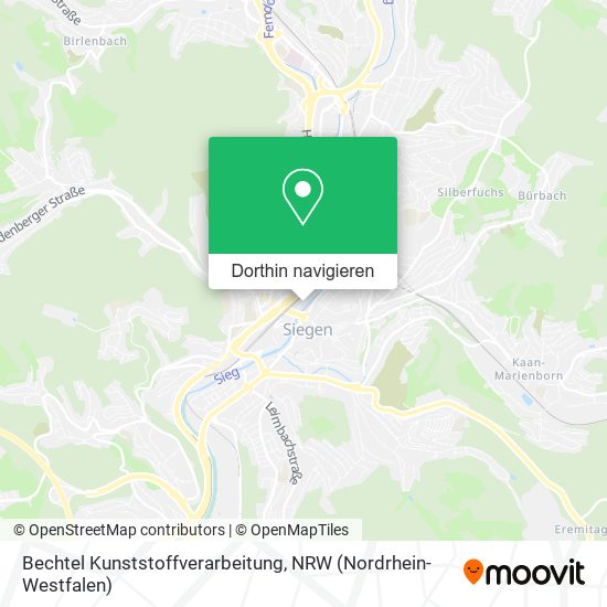 Bechtel Kunststoffverarbeitung Karte