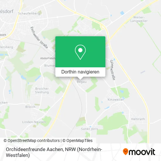 Orchideenfreunde Aachen Karte