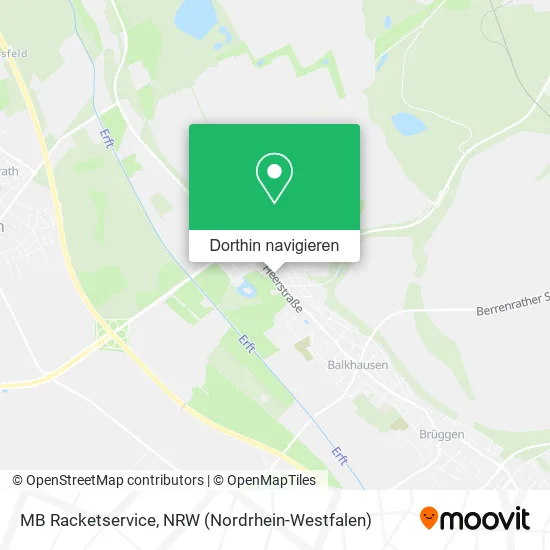 MB Racketservice Karte