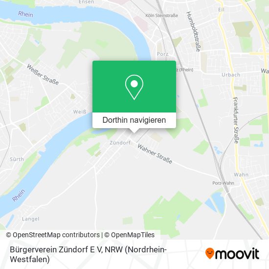 Bürgerverein Zündorf E V Karte