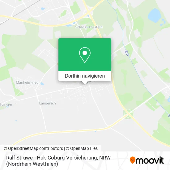 Ralf Struwe - Huk-Coburg Versicherung Karte