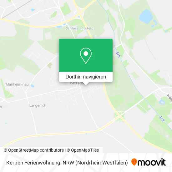 Kerpen Ferienwohnung Karte
