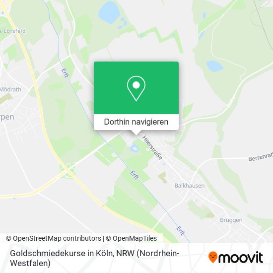 Goldschmiedekurse in Köln Karte