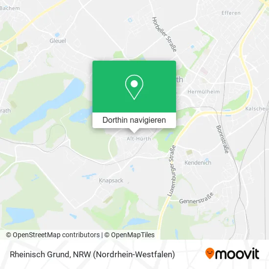 Rheinisch Grund Karte