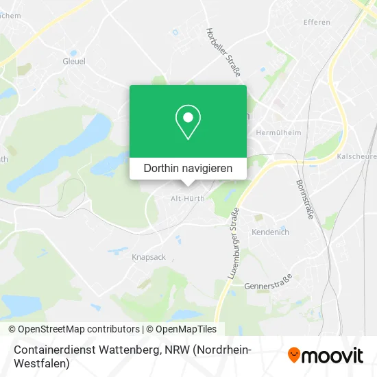 Containerdienst Wattenberg Karte