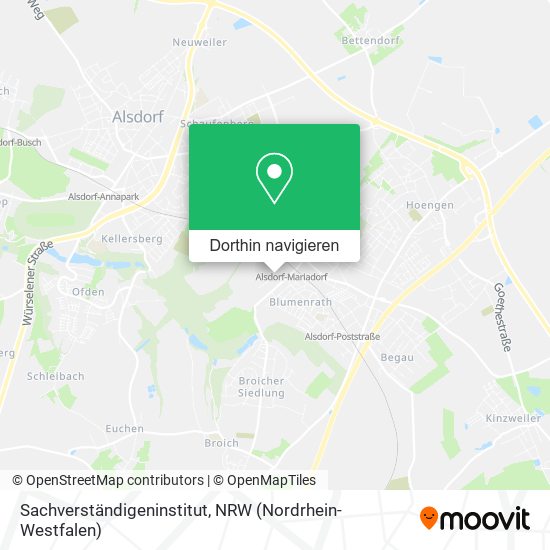 Sachverständigeninstitut Karte