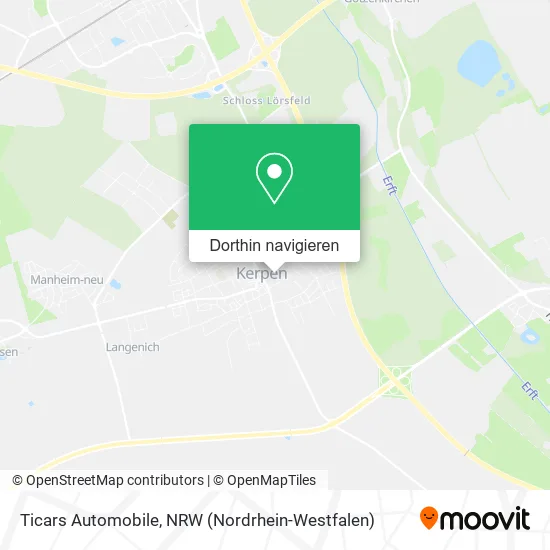 Ticars Automobile Karte