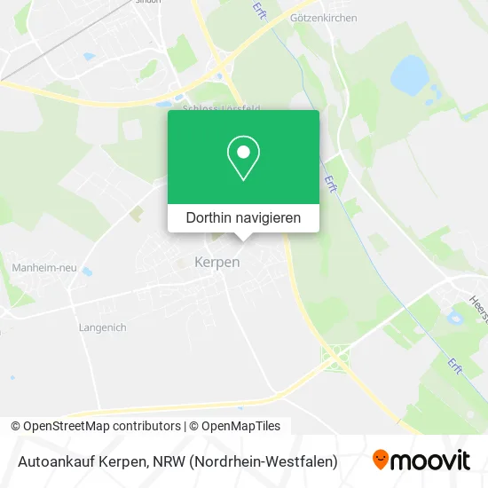 Autoankauf Kerpen Karte