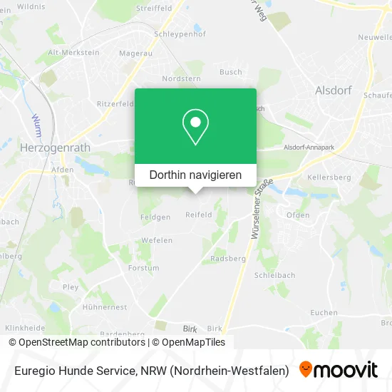 Euregio Hunde Service Karte