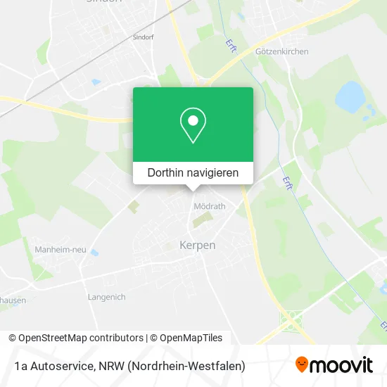 1a Autoservice Karte