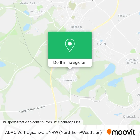 ADAC Vertragsanwalt Karte