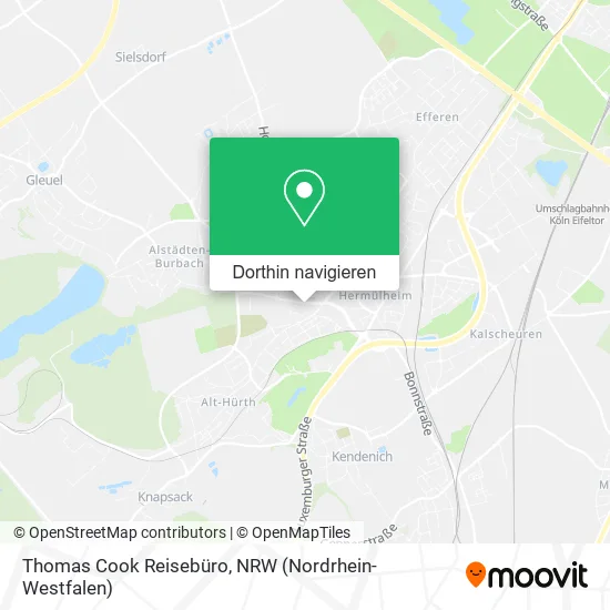 Thomas Cook Reisebüro Karte