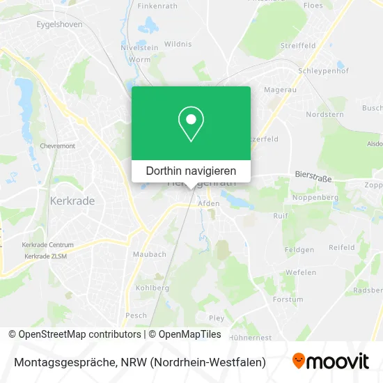 Montagsgespräche Karte