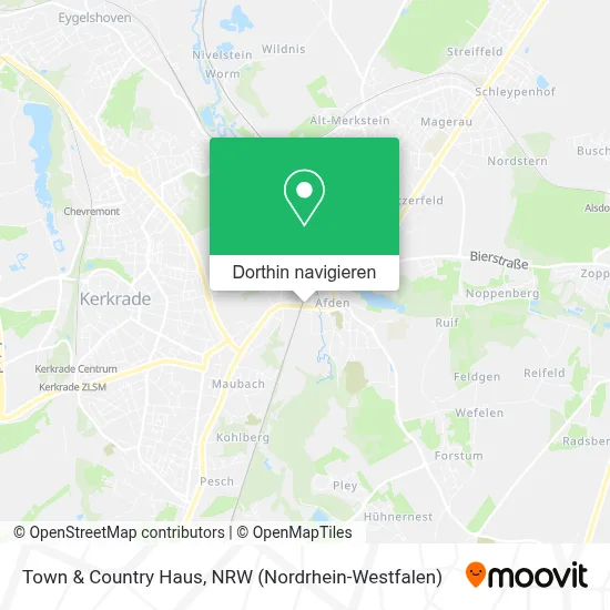 Town & Country Haus Karte