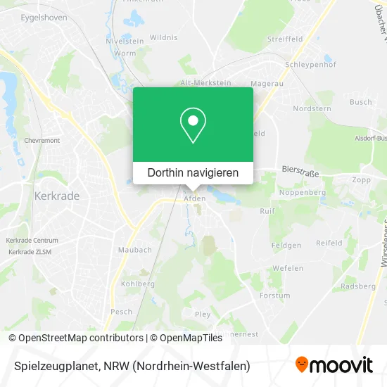 Spielzeugplanet Karte