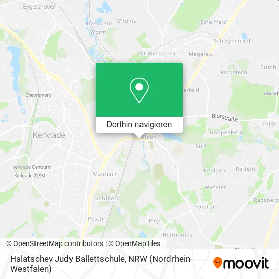 Halatschev Judy Ballettschule Karte