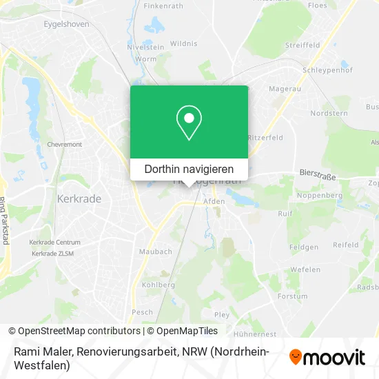 Rami Maler, Renovierungsarbeit Karte