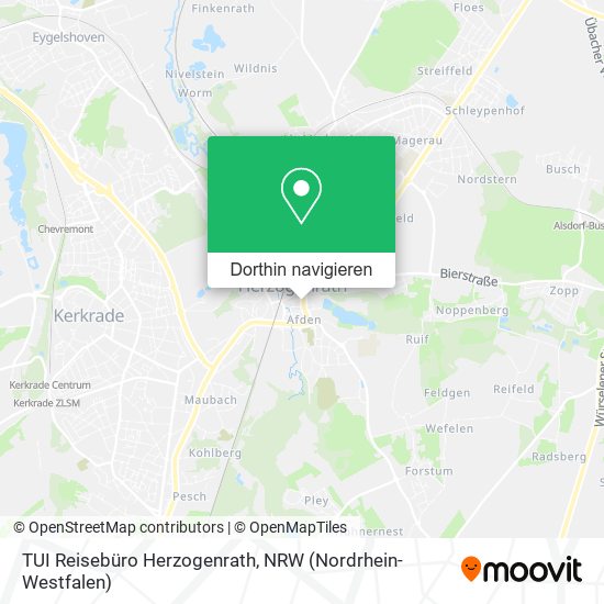 TUI Reisebüro Herzogenrath Karte