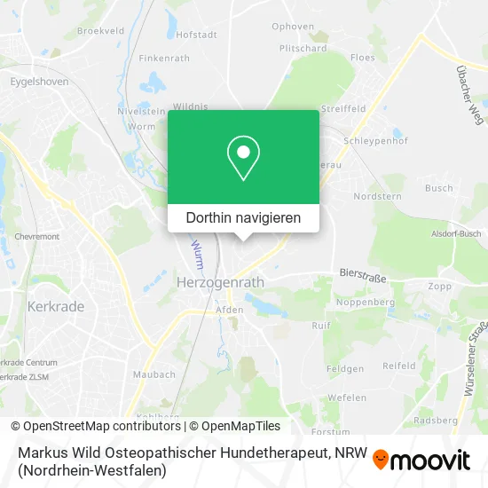 Markus Wild Osteopathischer Hundetherapeut Karte