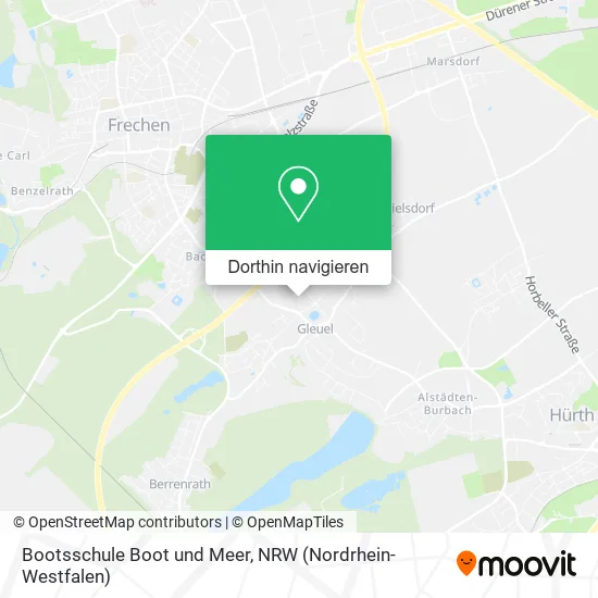 Bootsschule Boot und Meer Karte