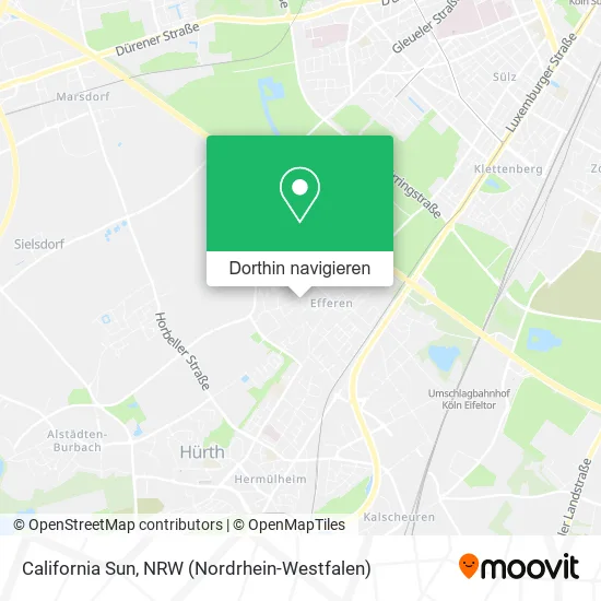 California Sun Karte