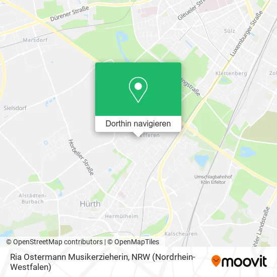 Ria Ostermann Musikerzieherin Karte