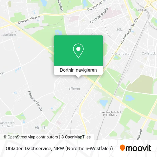 Obladen Dachservice Karte