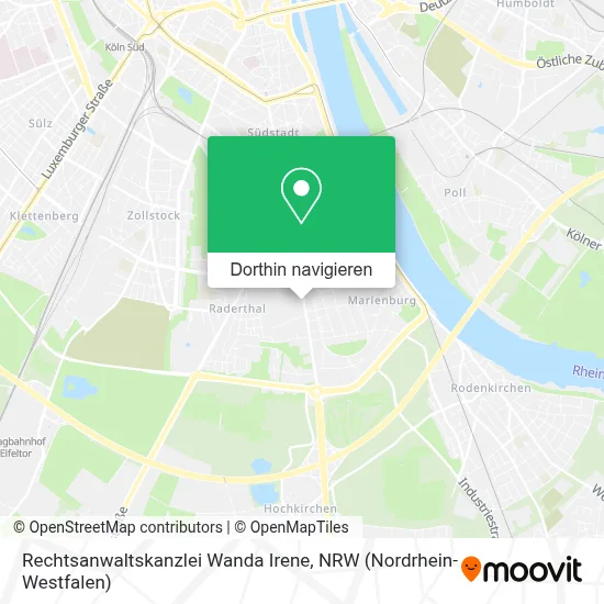 Rechtsanwaltskanzlei Wanda Irene Karte