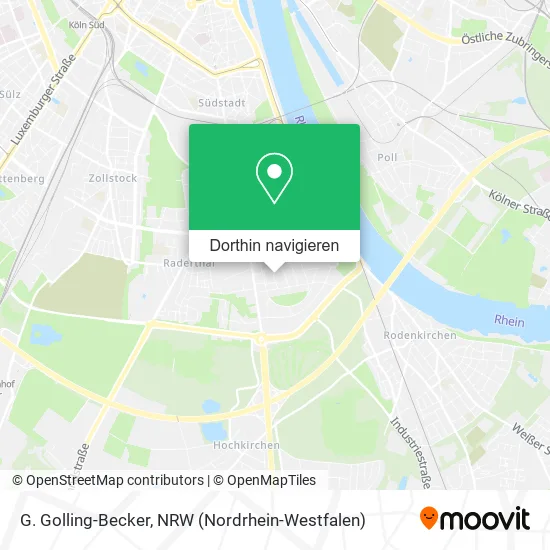 G. Golling-Becker Karte