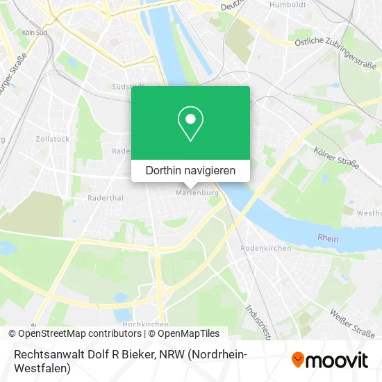 Rechtsanwalt Dolf R Bieker Karte