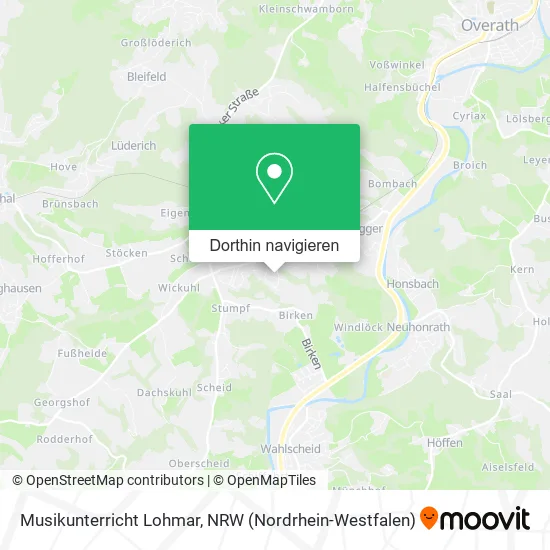 Musikunterricht Lohmar Karte