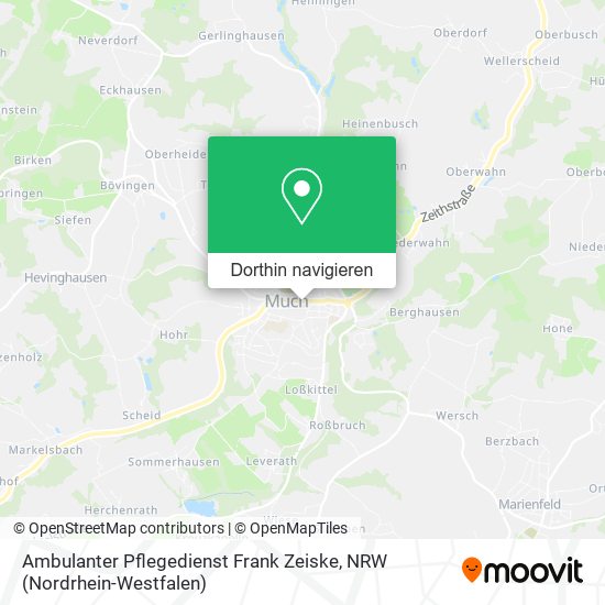 Ambulanter Pflegedienst Frank Zeiske Karte