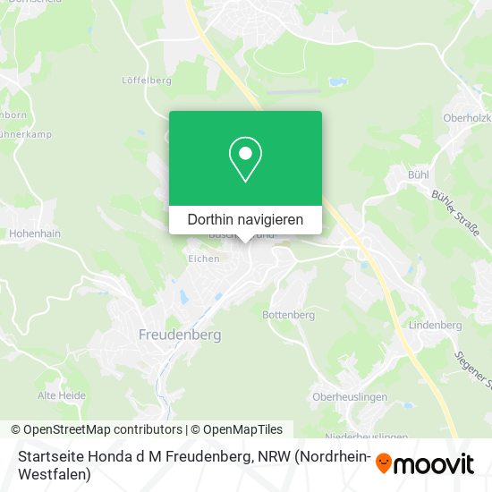 Startseite Honda d M Freudenberg Karte