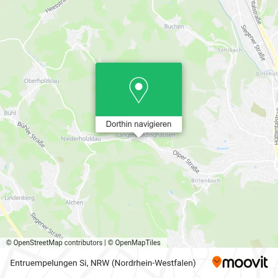 Entruempelungen Si Karte