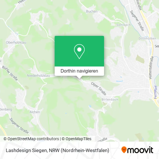 Lashdesign Siegen Karte