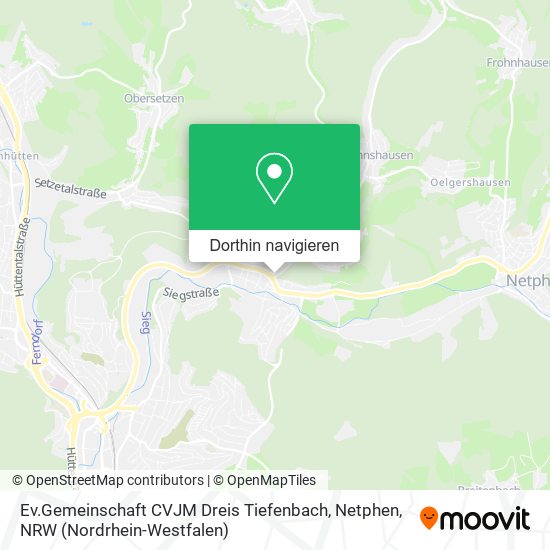 Ev.Gemeinschaft CVJM Dreis Tiefenbach, Netphen Karte