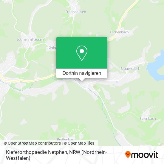 Kieferorthopaedie Netphen Karte