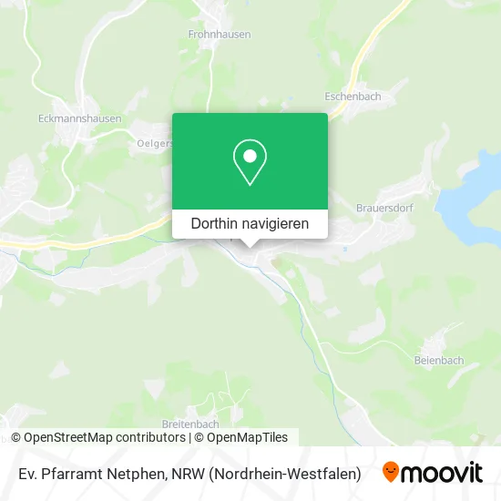 Ev. Pfarramt Netphen Karte