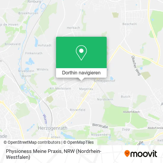 Physioness Meine Praxis Karte