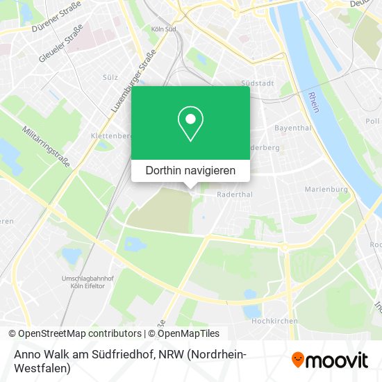 Anno Walk am Südfriedhof Karte