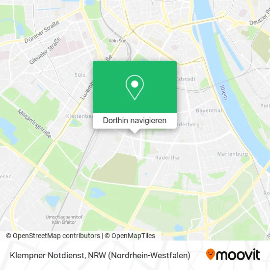 Klempner Notdienst Karte