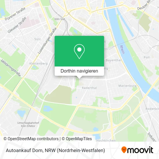 Autoankauf Dom Karte